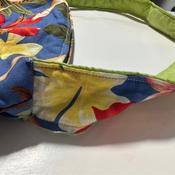 Handmade Hawaiian Aloha Pinup Girl Floral Purse Vintage Beaded Shoulder Bag - Picture 8 of 16